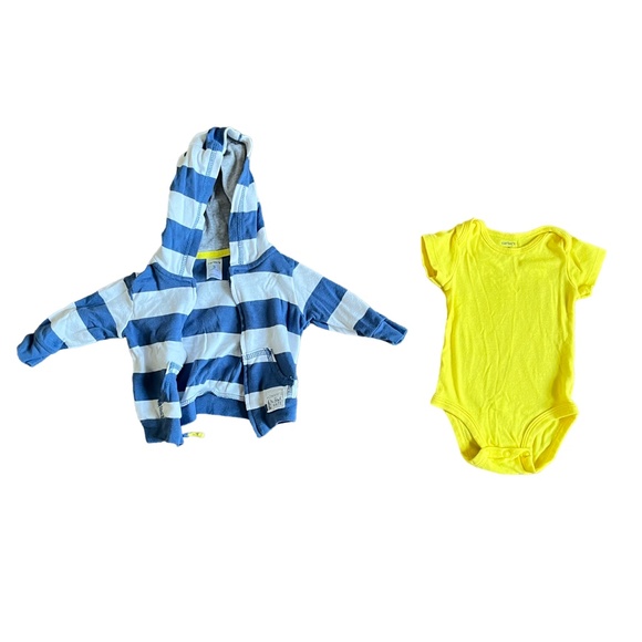 Carter's Boys 3-Month 2-Outfit 6-Piece Outfit Bundle, Size 3 Months Bow Tie - Picture 3 of 3